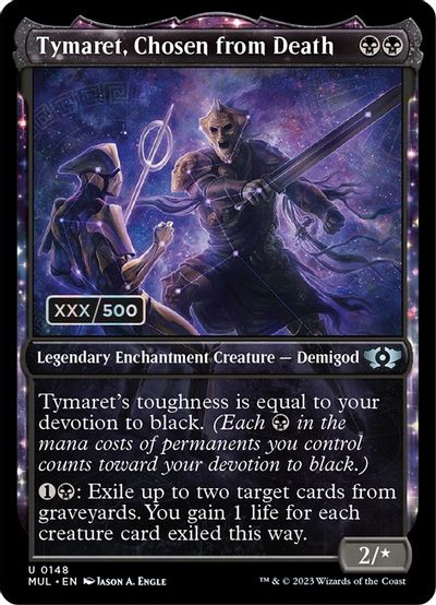 Tymaret, Chosen from Death (Serial Numbered) card art