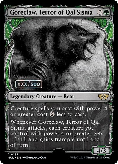 Goreclaw, Terror of Qal Sisma (Serial Numbered) card art