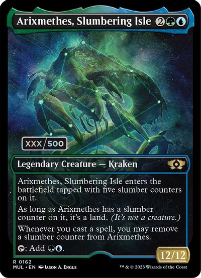 Arixmethes, Slumbering Isle (Serial Numbered) card art