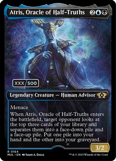 Atris, Oracle of Half-Truths (Serial Numbered) card art