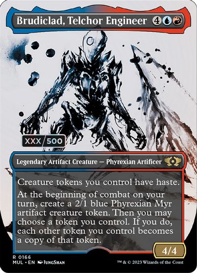 Brudiclad, Telchor Engineer (Serial Numbered) card art
