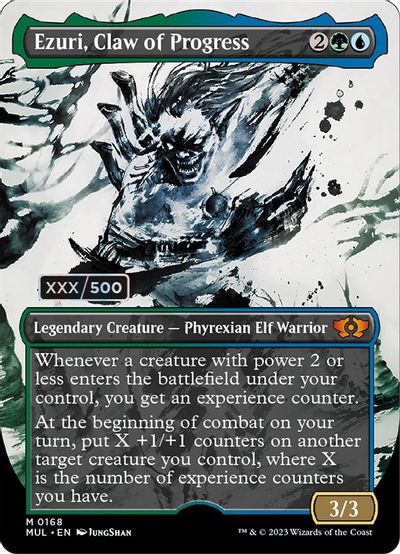 Ezuri, Claw of Progress (Serial Numbered) card art