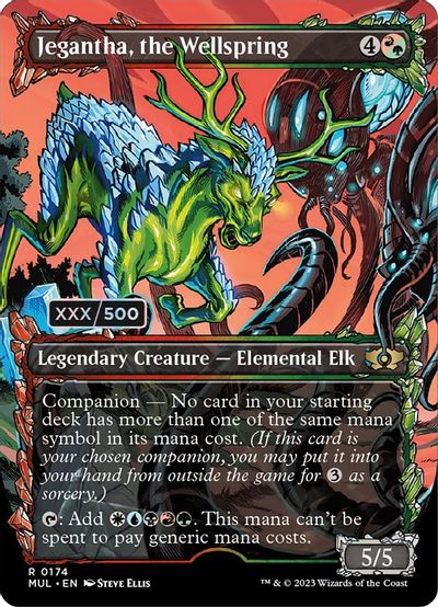 Jegantha, the Wellspring (Serial Numbered) card art