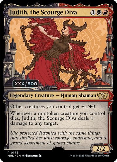 Judith, the Scourge Diva (Serial Numbered) card art