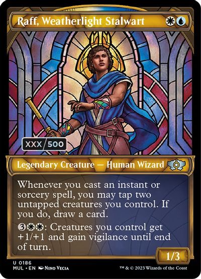 Raff, Weatherlight Stalwart (Serial Numbered) card art