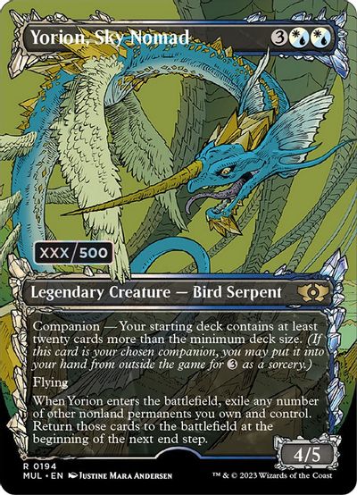 Yorion, Sky Nomad (Serial Numbered) card art