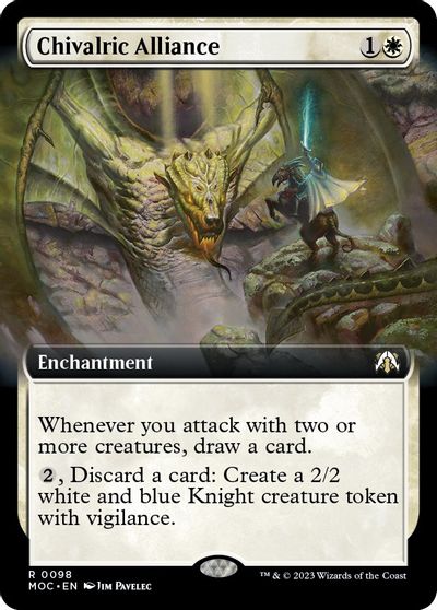 Chivalric Alliance (Extended Art) card art