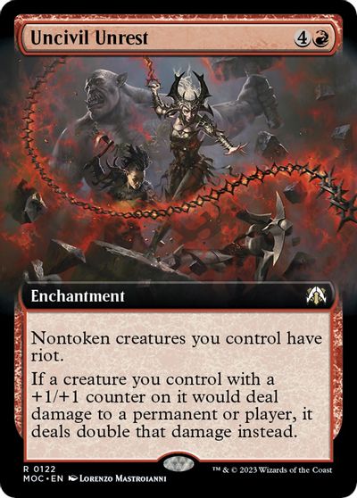 Uncivil Unrest (Extended Art) card art