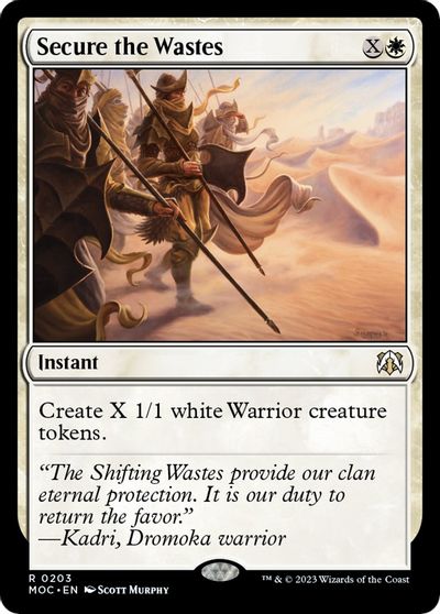 Secure the Wastes card art
