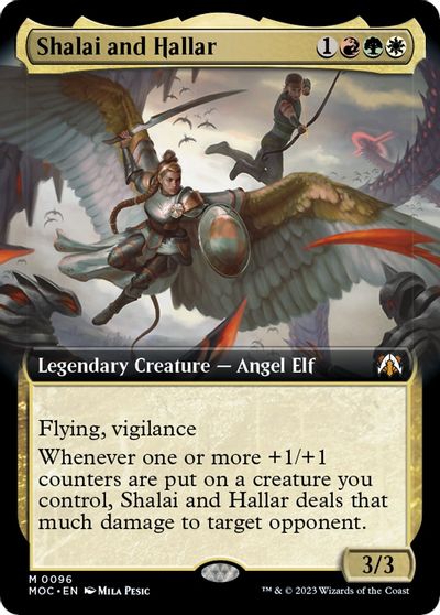 Shalai and Hallar (Extended Art) card art
