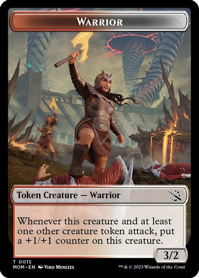 Warrior Token card art