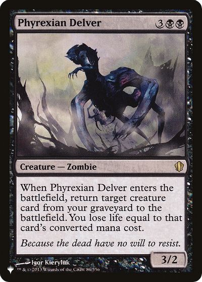 Phyrexian Delver card art