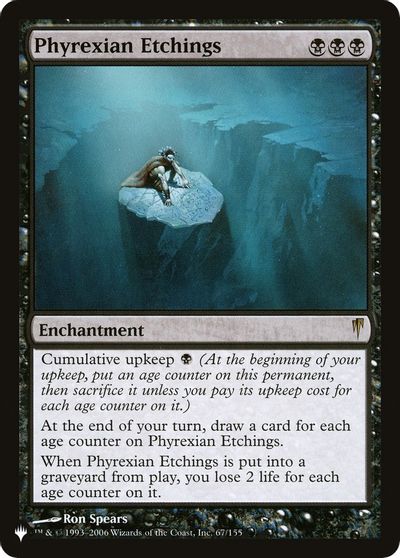 Phyrexian Etchings card art