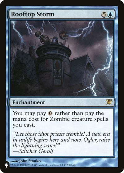 Rooftop Storm card art