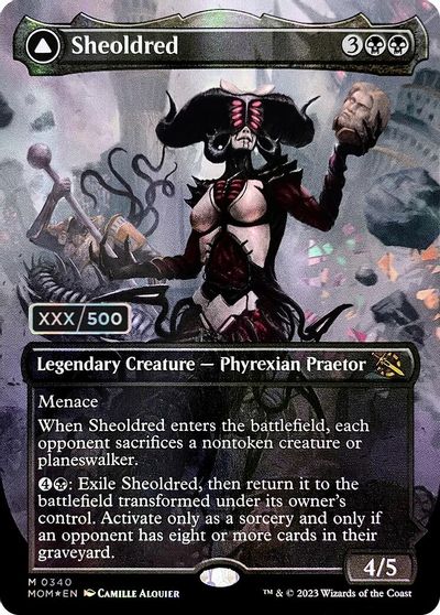 Sheoldred (Serial Numbered) card art
