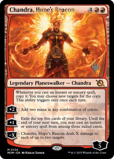 Chandra, Hope's Beacon card art
