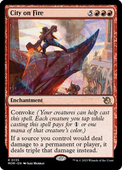 City on Fire card art