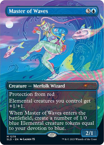 Master of Waves card art