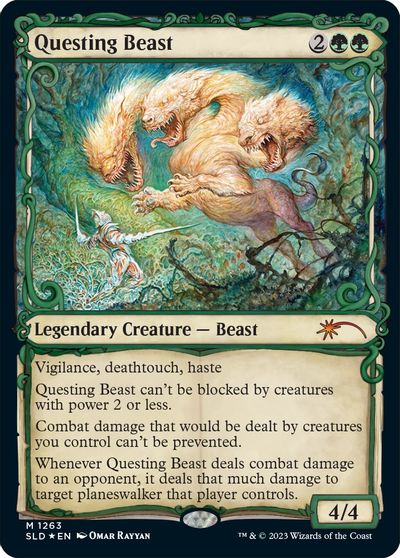 Questing Beast (Halo Foil) card art