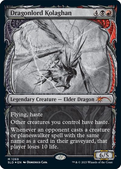 Dragonlord Kolaghan (Halo Foil) card art
