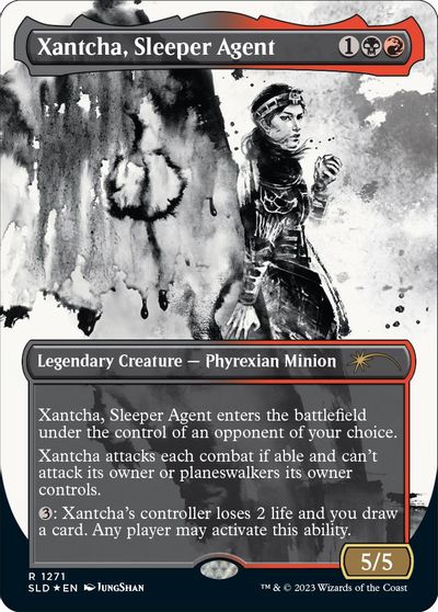 Xantcha, Sleeper Agent (Halo Foil) card art