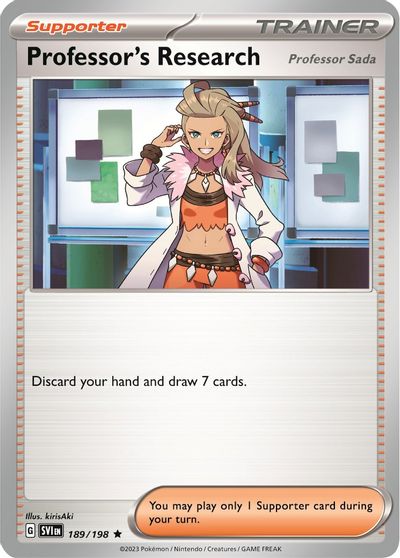 Professor's Research [Professor Sada] - 189/198 (Non-Holo) card art