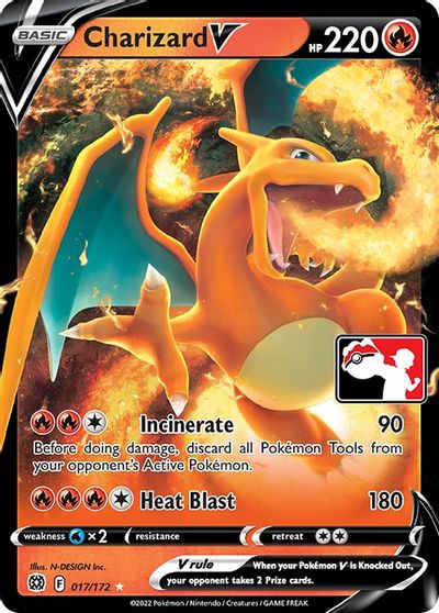 Charizard V (Prize Pack Series 2) card art