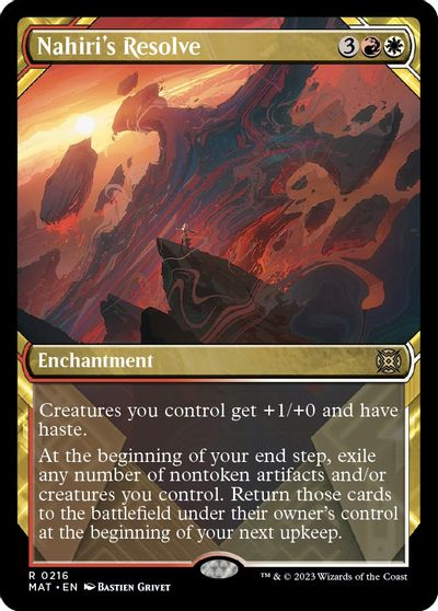 Nahiri's Resolve (Halo Foil) card art