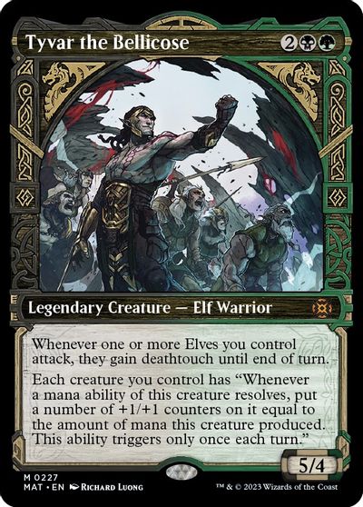 Tyvar the Bellicose (Halo Foil) card art