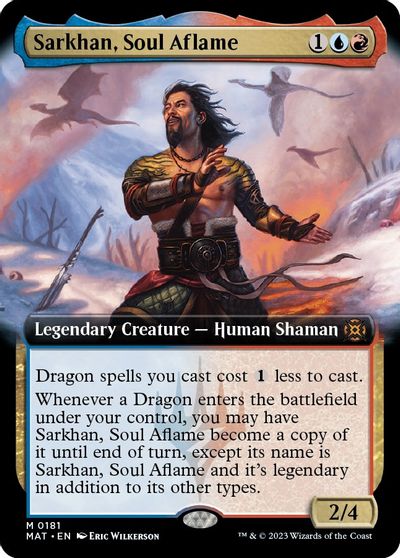 Sarkhan, Soul Aflame (Extended Art) card art