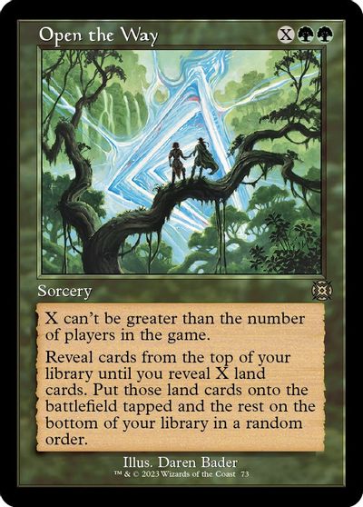 Open the Way (Retro Frame) card art