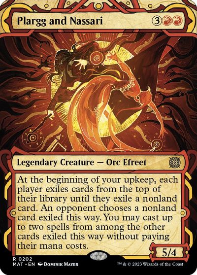 Plargg and Nassari (Halo Foil) card art