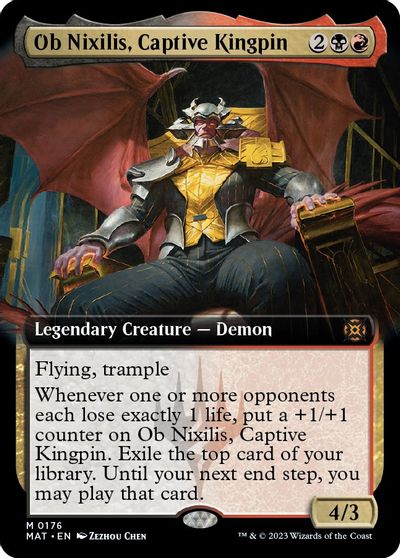 Ob Nixilis, Captive Kingpin (Extended Art) card art