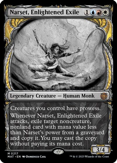 Narset, Enlightened Exile (Halo Foil) card art