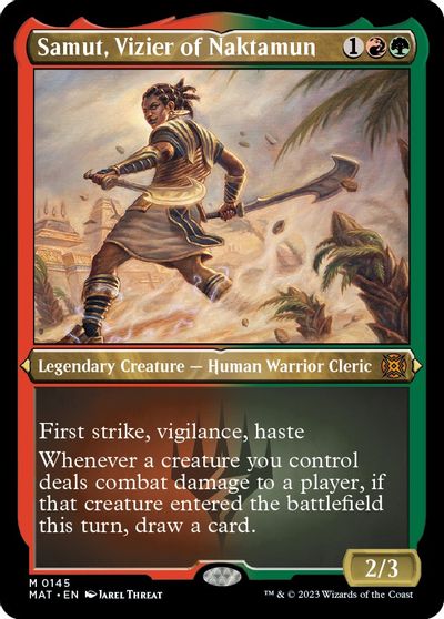 Samut, Vizier of Naktamun (Foil Etched) card art