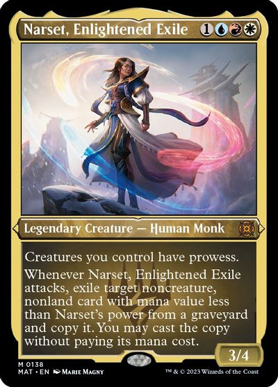 Narset, Enlightened Exile (Foil Etched) card art