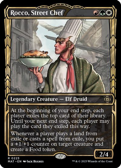 Rocco, Street Chef (Halo Foil) card art