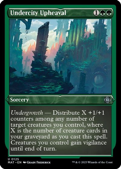 Undercity Upheaval (Foil Etched) card art