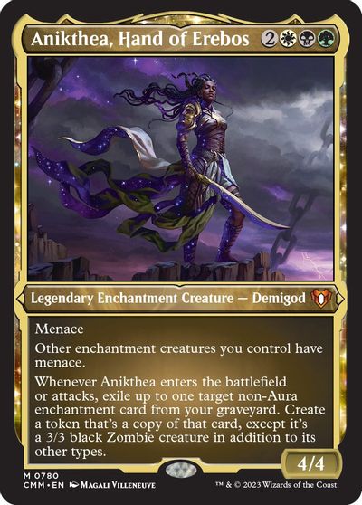 Anikthea, Hand of Erebos (Display Commander) (Foil Etched) - Thick Stock card art