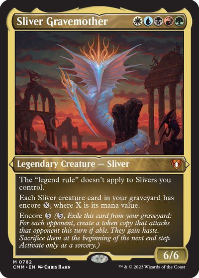 Sliver Gravemother (Display Commander) (Foil Etched) - Thick Stock card art