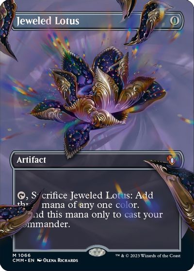 Jeweled Lotus (Textured Foil) card art