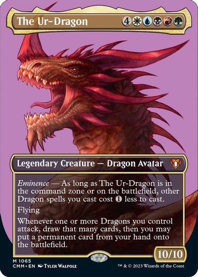 The Ur-Dragon (Textured Foil) card art