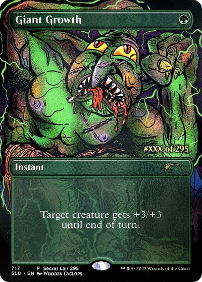 Giant Growth (Serial Numbered) card art