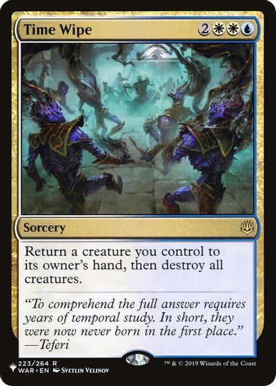 Time Wipe card art