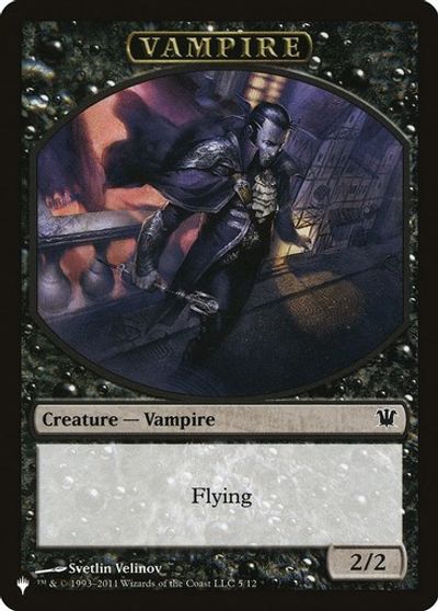 Vampire // Zombie Double-sided Token card art
