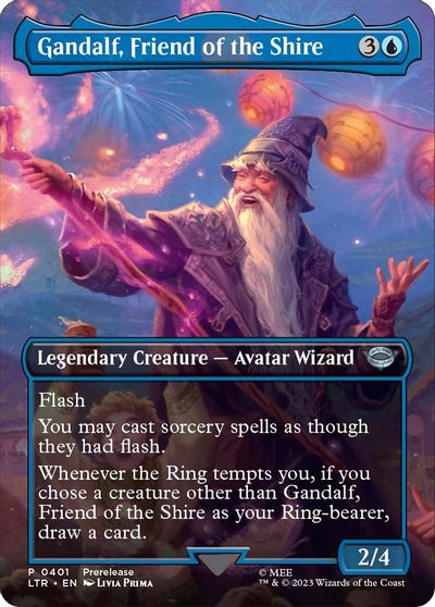Gandalf, Friend of the Shire (Borderless) card art