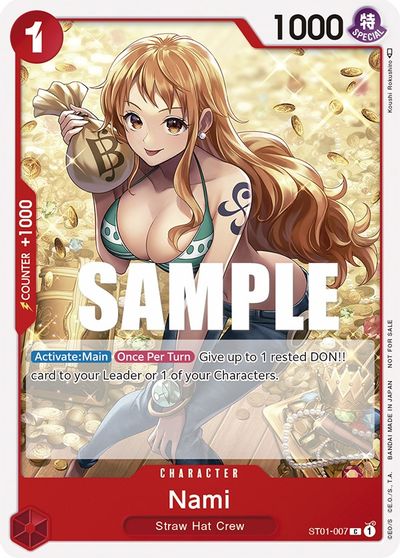 Nami (Tournament Pack Vol. 3) [Participant] card art