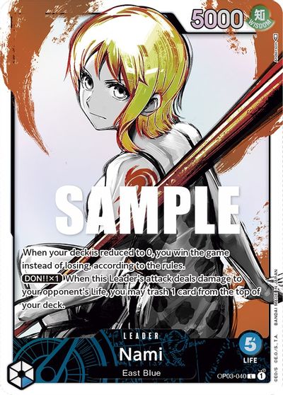 Nami (040) (Alternate Art) card art