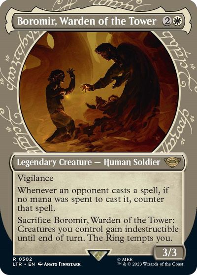 Boromir, Warden of the Tower (Showcase) card art