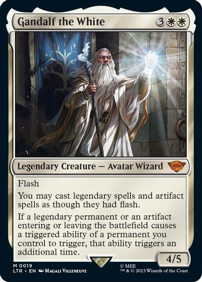 Gandalf the White card art